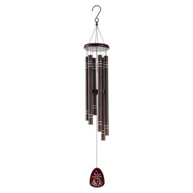 Wind Chimes for Outside, 42", Deep Tone Wind Chimes with 6 Tubes, Unique Large Memorial Wind Chimes for Anniversary