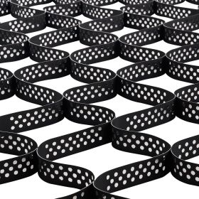 Gravel Grid, 2 Inch Depth, 17.06 x 8.86 FT / 5200 x 2700 mm, 1880 LBS Per Sq ft Grass Ground Retainer, Permeable Geo Grids Driveway Stabilization